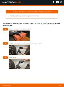 Kako izvesti menjavo: Metlica brisalnika stekel Fiesta Mk6 Hatchback (JA8, JR8) 1.25