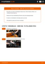 Hur byter man och justera Packning oljetråg BMW 1 SERIES: pdf instruktioner