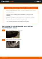 SEAT IBIZA IV (6L1) Filtro Antipolline sostituzione: tutorial PDF passo-passo