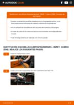 Sustitución de Escobillas de parabrisas en BMW 1 Convertible (E88) - consejos y trucos