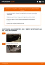 SEAT IBIZA V SPORTCOUPE (6J1, 6P1) Salongi õhufilter vahetus - nõuanded ja nipid