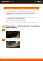 A szakmai útmutató Olajszűrő cseréhez Seat Cordoba 6L2 1.9 SDI gépkocsiknál