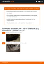 Hoe Microfilter vervangen AUDI A1 Sportback (GBA) - handleiding online