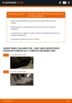 Den professionelle guide til udskiftning af Luftfilter på din SEAT IBIZA SPORTCOUPE Box Body / Hatchback (6J1) 1.2