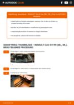 Den professionelle guide til udskiftning af Viskerblade på din Renault Clio 3 Van 1.5 dCi