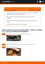 Manual de oficina para reparações na estrada no FLUENCE