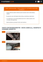 Kuinka vaihtaa Tuulilasin pyyhkimen moottori DACIA SANDERO -malliin - vinkkejä ja temppuja