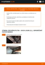 Profesionálny sprievodca výmenou súčiastky Palivový filter na tvojom aute Dacia Logan LS 1.4