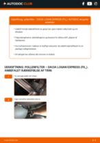Den professionelle guide til udskiftning af Brændstoffilter på din Dacia Logan Express 1.5 dCi
