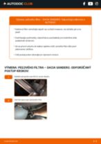 Návod na riešenie problémov: Dacia Sandero sd 1.4 (BS0C, BS0A, BS0G, BS1F, BS0E) manuál