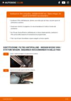 NISSAN NV200 Box Filtro Antipolline sostituzione: tutorial PDF passo-passo