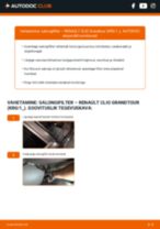 RENAULT CLIO Grandtour (KR0/1_) Salongi õhufilter vahetus - nõuanded ja nipid