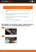 The professional guide to changing the Fuel Filter on your RENAULT Twingo II Kasten / Schrägheck (CNO_) 1.5 dCi (CN03)