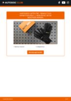 RENAULT CLIO Grandtour (KR0/1_) Motorluftfilter: Online-Anweisung zum selbstständigen Ersetzen