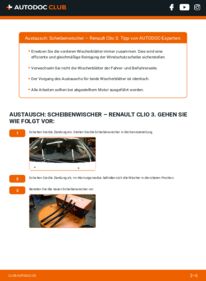 Wie der Wechsel durchführt wird: Scheibenwischer Renault Clio 3 1.5 dCi tauschen