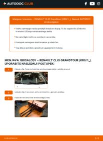 Kako izvesti menjavo: Metlica brisalnika stekel Clio III Grandtour 1.5 dCi (KR0F)
