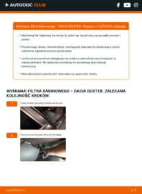 Jak wymienić Filtr powietrza kabinowy Duster SUV 1.5 dCi 4x4 (HSMC, HSMD)