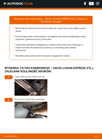 Jak wymienić Filtr powietrza kabinowy Logan I Express (FS) 1.5 dCi