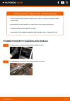 Jak vyměnit přední a zadní List stěrače PEUGEOT 307 SW (3H) - manuály online