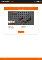 Step by step PDF-tutorial on Brake Pad Wear Sensor Mercedes W447 replacement