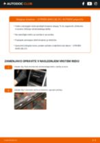 zadaj in spredaj Metlica brisalnika stekel CITROËN SAXO (S0, S1) | PDF vodič za zamenjavo