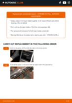 DIY manual on replacing CITROËN C6 Wiper Blades