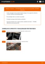Strokovni priročnik na visokem nivoju o zamenjavi izdelka Metlice brisalcev na avtu BERLINGO