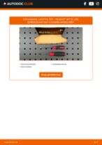 Geïllustreerde handleidingen voor routine-onderhoudschecks van je PEUGEOT 307 CC (3B)