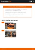 Tiešsaistes rokasgrāmata, kā pašam mainīt Stikla tīrītāja slotiņa uz VW GOLF III (1H1)