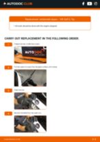 Guide to installing the Wiper blade on the VW GOLF