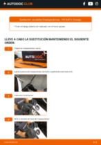 Cómo cambiar y ajustar Escobillas de parabrisas VW GOLF: tutorial pdf