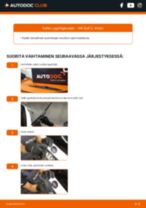 Online-ohjekirja, kuinka vaihtaa Tuulilasinpyyhkijät VW GOLF III (1H1) -malliin