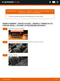 Comment effectuer un remplacement de Essuie-glace 1.0 SCe 70 Renault Twingo 3
