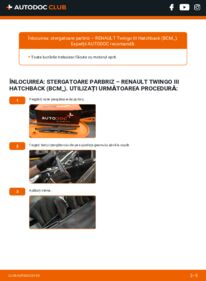 Cum să efectuați înlocuirea: Lamela stergator Renault Twingo 3 1.0 SCe 70