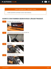 Kuinka vaihtaa Pyyhkijänsulat 2.8 VR6 Golf 3 -autoon