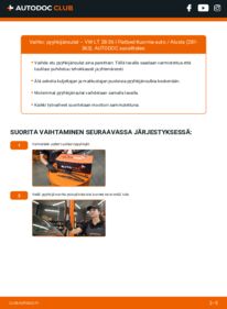 Kuinka vaihtaa Pyyhkijänsulat 2.4 D VW LT 35 Flatbed Kuorma-auto -autoon