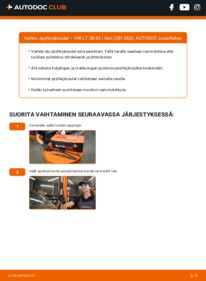 Kuinka vaihtaa Pyyhkijänsulat 2.4 D VW LT 35 Van -autoon