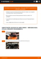 Substituição Escovas de para brisa MERCEDES-BENZ C-CLASS: pdf gratuito