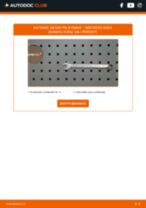 MERCEDES-BENZ C-CLASS (W203) V formos rumbuotas diržas pakeisti: žinynai pdf