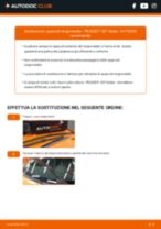 Cambio Tergicristalli posteriore e anteriore PEUGEOT 207 Saloon: guida pdf