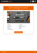 Stap-voor-stap PDF-handleidingen over het veranderen van PEUGEOT 208 Box Stabilisatorstang