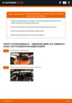 PDF opas CLK Cabriolet (A209) CLK 55 AMG (209.476) -huollosta