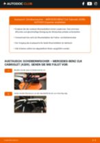 MERCEDES-BENZ CLK Convertible (A209) Flachbalkenwischer ersetzen: Anweisungen und Tipps