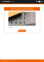 DIY-manual for utskifting av Kupefilter i MERCEDES-BENZ CLC 2011