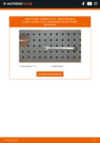 Manual online sobre el cambio de Varilla de limpiaparabrisas por su cuenta en MERCEDES-BENZ 190