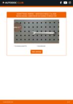 DIY-manual til udskiftning af Kileribberem i MERCEDES-BENZ C-klasse