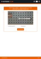 Hvordan skifter man Bagkofanger og forkofanger bag og foran MERCEDES-BENZ 190 - manual online
