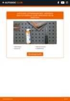 MERCEDES-BENZ CLK Convertible (A208) Luftmassenmesser: Schrittweises Handbuch im PDF-Format zum Wechsel