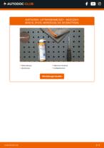 Luftmassenmesser wechseln MERCEDES-BENZ SL: Werkstatthandbuch