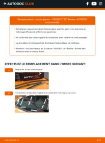 Comment effectuer un remplacement de Essuie-glace 1.4 Peugeot 207 Berline